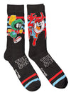 LOONEY TUNES SPACE JAM Men’s 2 Pair Of Socks MARVIN & TAZ