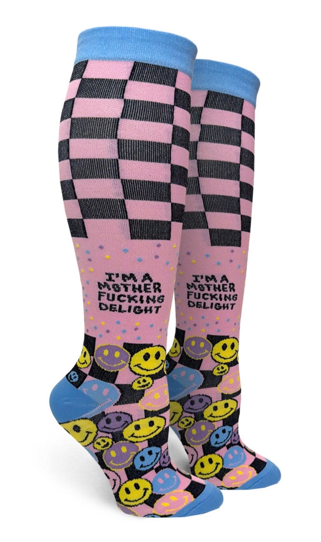 I’M A MOTHER FUCKING DELIGHT 15-20 mmHg Compression Socks GROOVY THINGS Brand
