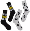 SOUTH PARK Men’s 2 Pair Of Socks Kyle, Eric, Stan, Kenny - Novelty Socks And Slippers