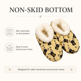 BLACK CHIHUAHUA Dog Ladies Non-Slip Slippers COMFIES BRAND By E&S Pets