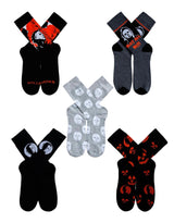 HALLOWEEN II Men’s 5 Pair Of MICHAEL MYERS Socks Gift Set 'SLAY ALL DAY'