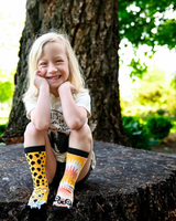 SLOTH & CHEETAH Toddler Unisex Mismatched Gripper Bottom Socks PALS SOCKS Brand - Novelty Socks And Slippers
