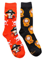 SOUTH PARK Men’s HALLOWEEN 2 Pair Of Socks Kenny & Eric ODD SOX Brand