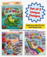 FUN ANIMALS Set Of 3 Swedish Dishcloths ‘NOT MY POND, NOT MY PROBLEM’