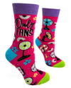 FABDAZ Brand Ladies ONLY FANS Socks With FANS ALL OVER - Novelty Socks And Slippers