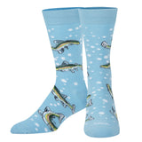 TROUT FISH MEN’S SOCKS COOL SOCKS BRAND