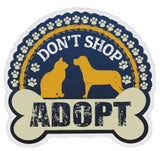 DOG & CAT Vinyl Stickers By E&S Pets (Choose Style) - Novelty Socks And Slippers