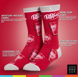 DR. PEPPER Soda Adult Unisex Socks COOL SOCKS Brand Large Feet