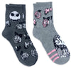 DISNEY NIGHTMARE BEFORE CHRISTMAS Ladies 2 Pair Of MOTHERS DAY Socks With JACK & SALLY - Novelty Socks And Slippers