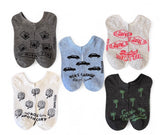 SCHITT’S CREEK TV SHOW Ladies 5 Pair Of No Show Socks 'ROSE APOTHECARY' - Novelty Socks And Slippers