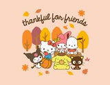 SANRIO HELLO KITTY Ladies 5 Pair Of AUTUMN THANKSGIVING Capri Socks ‘PUMPKIN SPICE & EVERYTHING NICE’