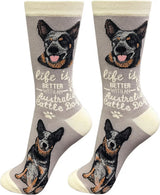 AUSTRALIAN CATTLE Dog Adult Unisex Socks By E&S Pets Choose Style
