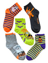 SPONGEBOB SQUAREPANTS LADIES 5 PAIR OF HALLOWEEN CAPRI SOCKS ‘SCAREDY PANTS’ - Novelty Socks And Slippers