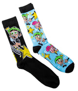 Nickelodeon The FAIRLY ODDPARENTS Men’s 2 Pair Of Socks Timmy Turner, Wanda - Novelty Socks And Slippers