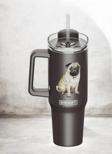 Dog & Cat Stainless Steel Ultimate 40 Oz. Tumbler Hot & Cold Travel Mug By E&S Pets (Choose Breed)