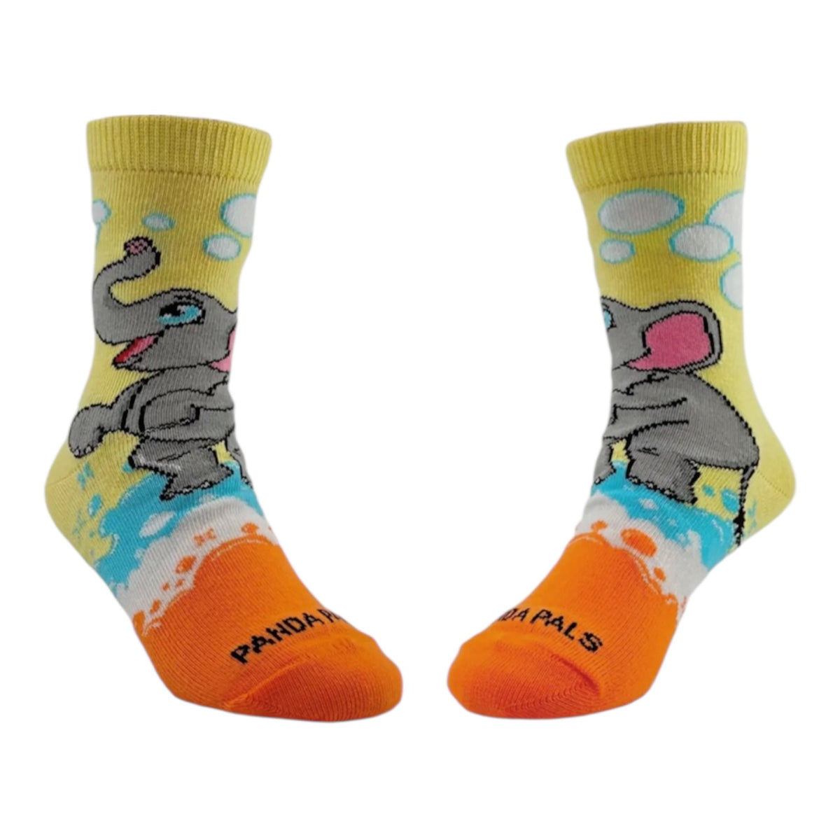 ELEPHANT BUBBLES Unisex Kids Socks Kids Age 3-5 Shoe Size 7-12 SOCK PANDA Brand - Novelty Socks And Slippers