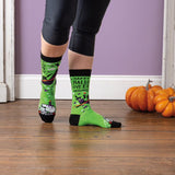 HAPPY HALLOWEEN WITCHES Adult Unisex Socks PRIMITIVES BY KATHY Brand - Novelty Socks And Slippers
