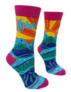 EXPLORE Ladies SUNSHINE & MOUNTAINS Socks FABDAZ Brand - Novelty Socks And Slippers