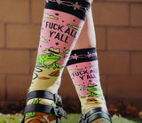 GROOVY THINGS Brand Ladies FUCK ALL Y’ALL Socks - Novelty Socks And Slippers