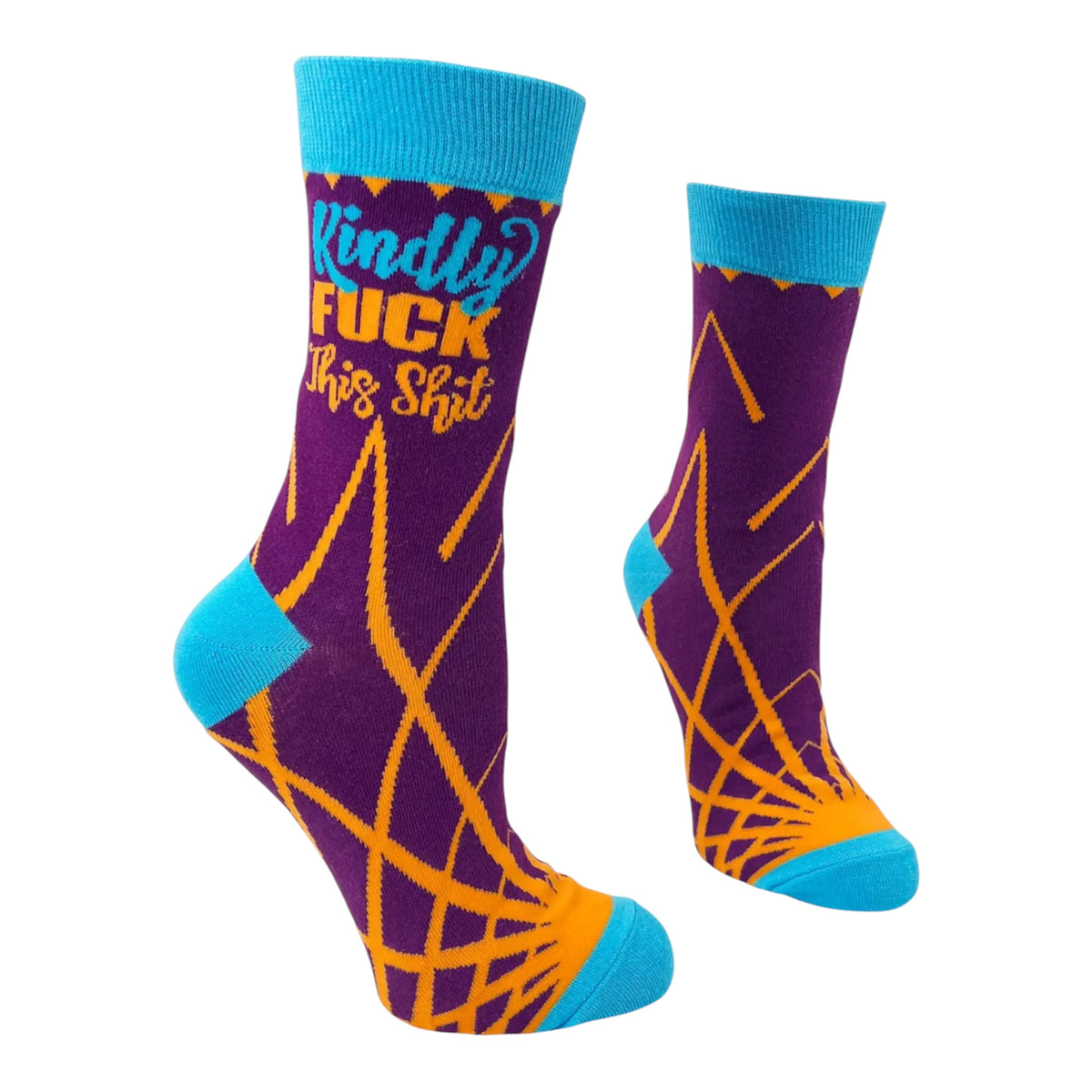 KINDLY FUCK THIS SHIT Ladies Socks FABDAZ Brand
