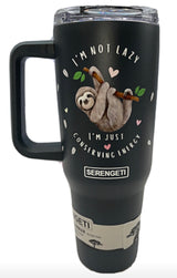 Dog & Cat Stainless Steel Ultimate 40 Oz. Tumbler Hot & Cold Travel Mug By E&S Pets (Choose Breed) - Novelty Socks And Slippers