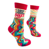 I CAME I SAW I FUCKED SHIT UP Ladies Socks Fabdaz Brand