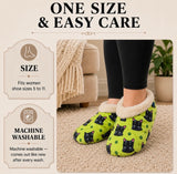 BLACK CAT Ladies Non-Slip Slippers COMFIES BRAND By E&S Pets