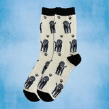 BLACK LABRADOODLE Dog Adult Unisex Socks By E&S Pets Choose Style