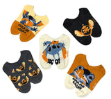 DISNEY LILO & STITCH Ladies 5 Pair Of No Show Socks ‘GIVE ME CANDY’ - Novelty Socks And Slippers
