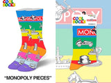 MONOPOLY GAME PIECES Unisex Socks (CHOOSE SIZE) COOL SOCKS Brand - Novelty Socks for Less