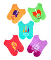 DISNEY HOCUS POCUS Movie LADIES 5 PAIR OF NO SHOW SOCKS ‘I PUT A SPELL ON YOU’