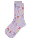 Pretty Bows Ladies Socks MeMoi Brand - Novelty Socks And Slippers