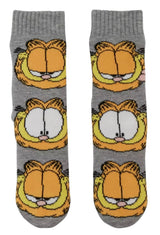 GARFIELD Cat Ladies Gripper Bottom Cozy Warmer Slipper Socks - Novelty Socks And Slippers