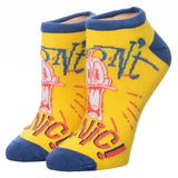 LOONEY TUNES Ladies 5 Pair Of Ankle Socks BIOWORLD Brand 'BE LOONEY'