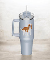 Dog & Cat Stainless Steel Ultimate 40 Oz. Tumbler Hot & Cold Travel Mug By E&S Pets (Choose Breed)