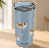 Dog & Cat Stainless Steel Ultimate 20 Oz. Hot & Cold Travel Mug Tumbler By E&S Pets (Choose From 40+ BREEDS)