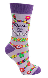 BESTIES FOR THE RESTIES Ladies Best Friends For Life Socks FABDAZ Brand