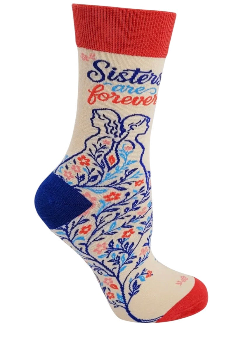 SISTERS ARE FOREVER Ladies Socks FABDAZ Brand