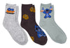 Disney LILO & STITCH Ladies Thanksgiving 3 Pair Of Socks - Novelty Socks And Slippers
