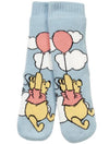DISNEY WINNIE THE POOH Ladies Gripper Bottom Cozy Warmer Slipper Socks - Novelty Socks And Slippers
