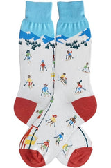 SKIING Men’s Socks DOWNHILL SKIERS FOOT TRAFFIC Brand