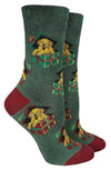 GOOD LUCK SOCK Brand Ladies CHRISTMAS PUPPY Socks Puppy Inside Present - Novelty Socks And Slippers