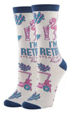 OOOH YEAH Brand Ladies RETIREMENT Socks - Novelty Socks And Slippers