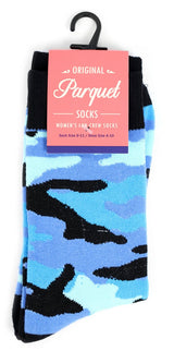 PARQUET Brand Ladies CAMOFLAUGE Socks (CHOOSE COLOR) - Novelty Socks And Slippers