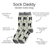 BORDER COLLIE Dog Adult Unisex Socks By E&S Pets Choose Style