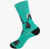 GORILLA Adult Unisex Socks FUNATIC Brand GORILLAS All Over - Novelty Socks And Slippers