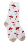 RED MUSHROOM Ladies Soft Cozy Socks WORLD’S SOFTEST SOCKS Brand - Novelty Socks And Slippers