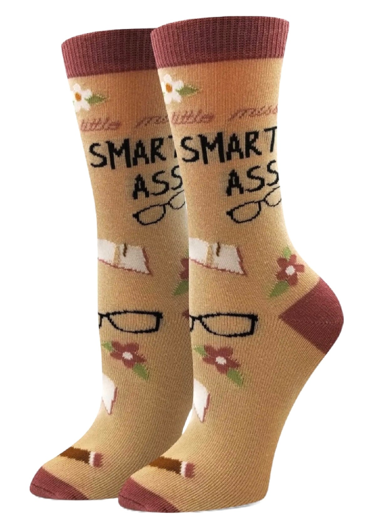 LITTLE MISS SMART ASS Ladies Socks Sock Harbor Brand - Novelty Socks And Slippers