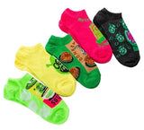SHREK The Movie Ladies 5 Pair Of No Show Socks DONKEY WAFFLES - Novelty Socks And Slippers