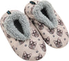 SILVER GRAY TABBY CAT Ladies Non-Slip Slippers COMFIES BRAND By E&S Pets